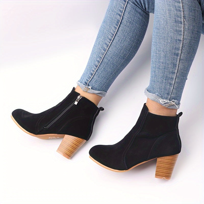 Vordina | Damen Stiefeletten mit Blockabsatz - Image 8
