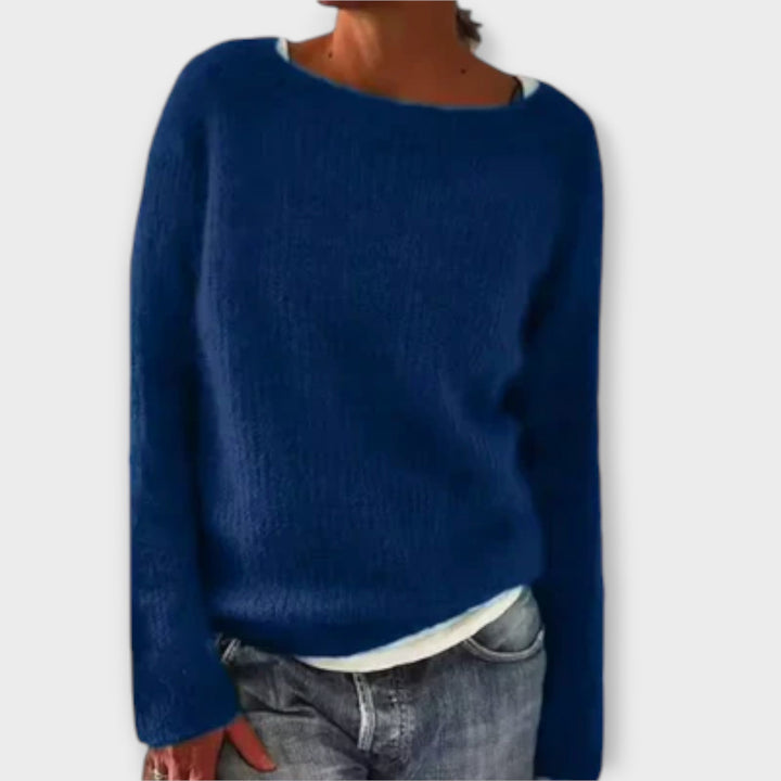 Nelvika | Damen Strickpullover mit Rundhalsausschnitt - Image 7