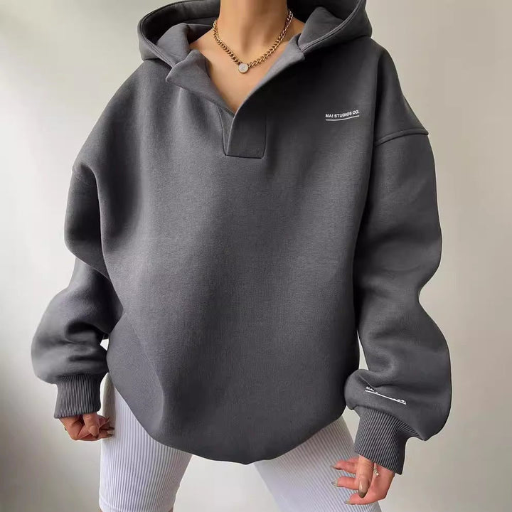 Weldris | Damen Oversize Kapuzenpullover Weiter Schnitt - Image 1