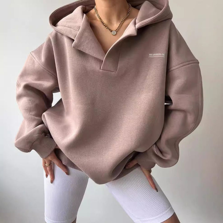 Weldris | Damen Oversize Kapuzenpullover Weiter Schnitt - Image 3