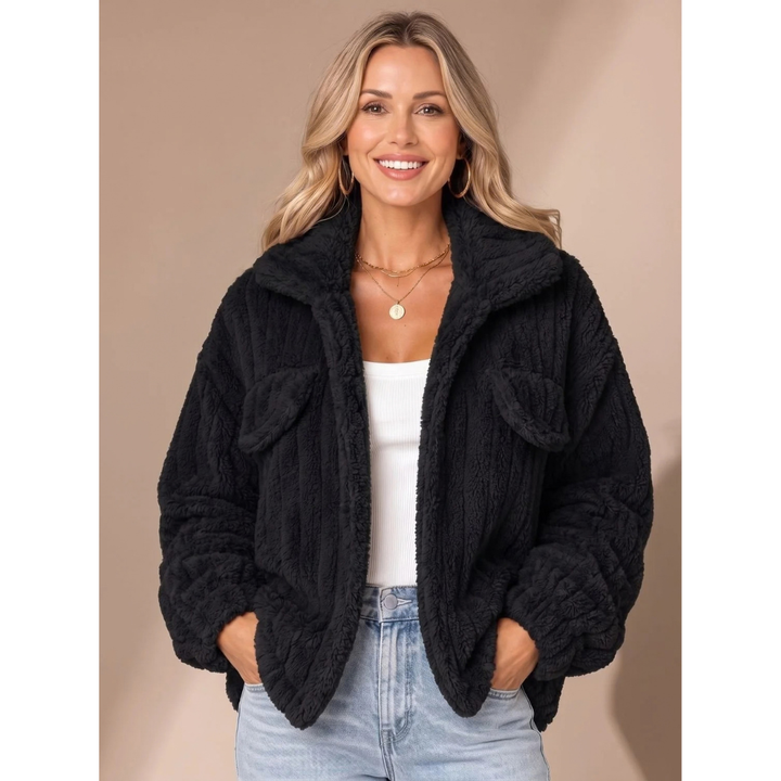 Welvinda | Damen Winterjacke Teddyfell - Image 2